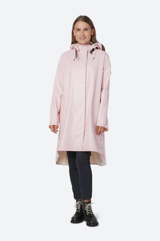 Ilse Jacobsen Rain71 Detachable hood light rain coat Lavender Pink Coco Shoes Tasmania