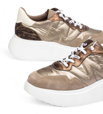 Wonders Taupe Multi Sneaker A3610