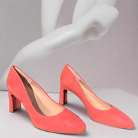 Unisa Waba Sandia kid suede heel