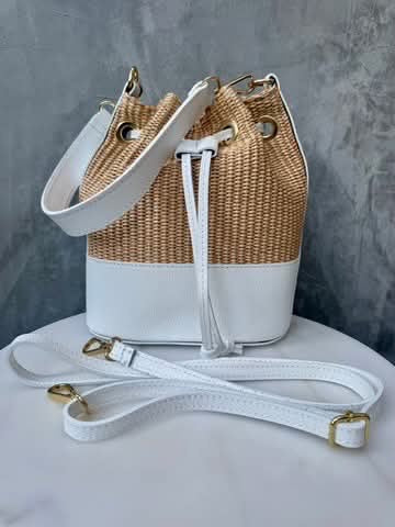 By Studio Zee Sofia Bucket Bag White