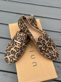 Unisa Leopard loafers