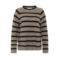 Mansted Zorel Striped Knit Walnut/Black