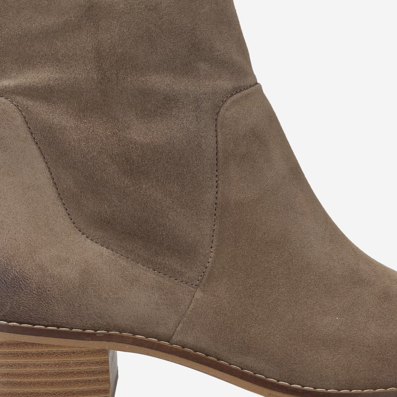 Paul Green Suede Antelope Ankle Boots 8074-036