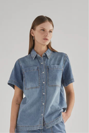 Dricoper Cabana Rodeo Blue Denim Shirt DD3525