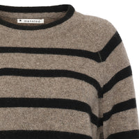 Mansted Zorel Striped Knit Walnut/Black