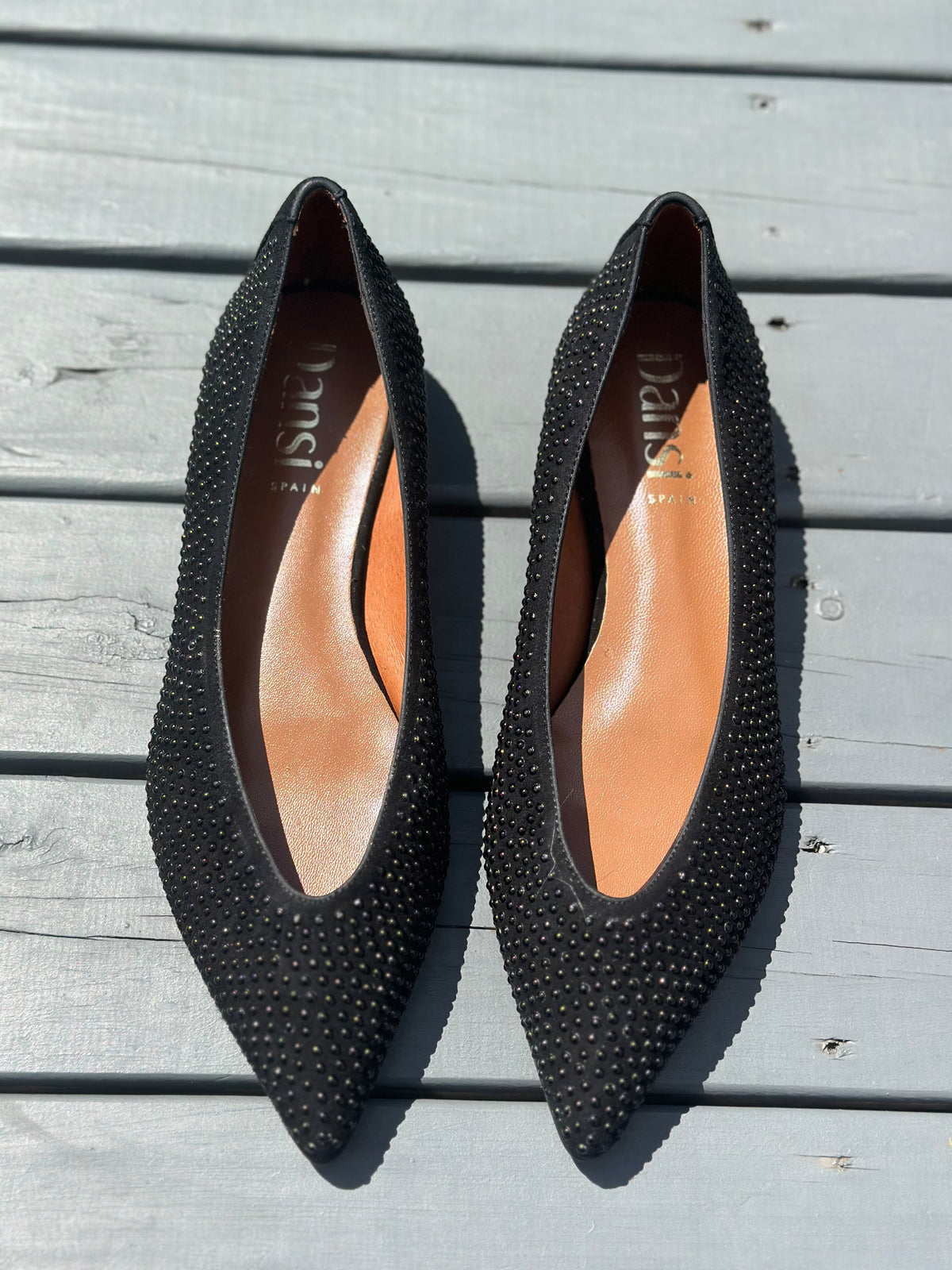 Dansi Black Flats