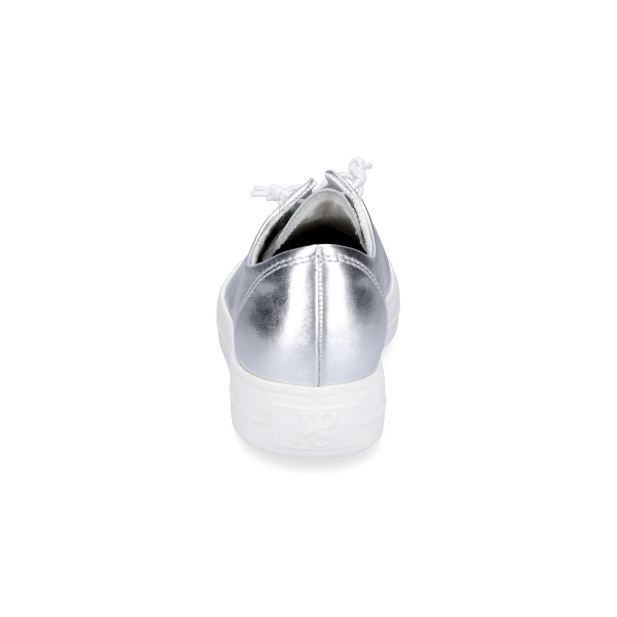 Paul Green Metallic Silver Sneakers 4081-456