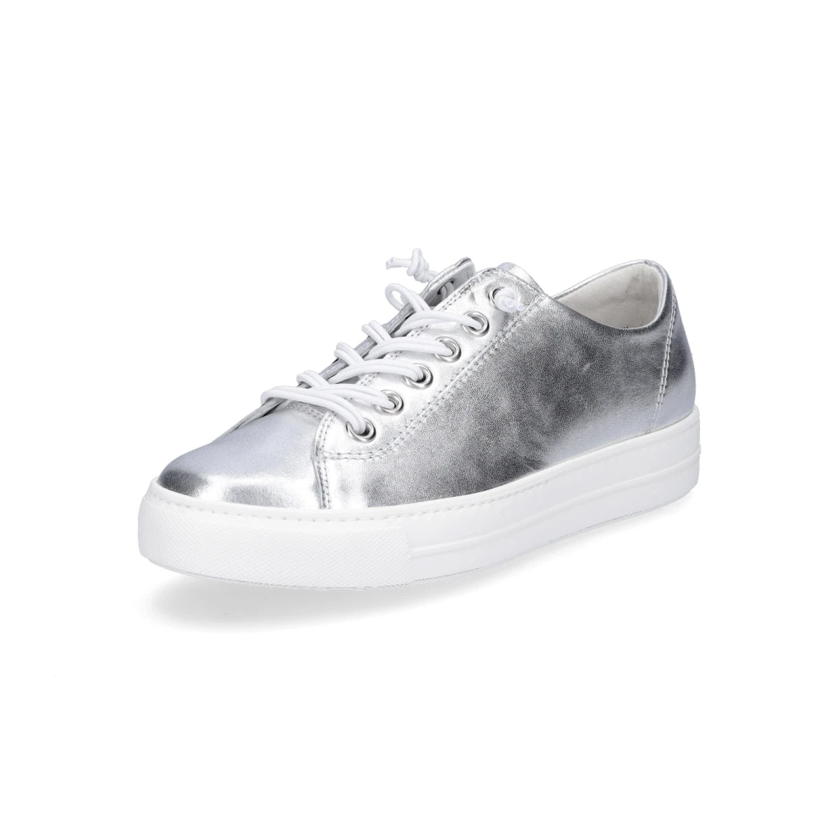 Paul Green Metallic Silver Sneakers 4081-456