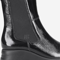 Paul Green Patent Black Chelsea Boots 8104-026