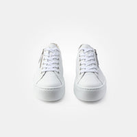 Paul Green White/Silver Flatform Sneakers 5006-046