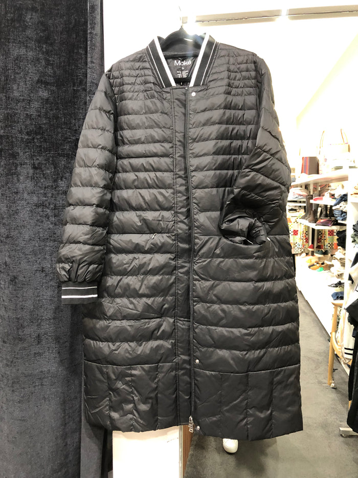 Moke Puffer Coat Black