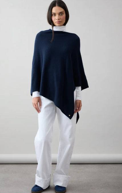 Mia Fratino Poncho French Navy 16511