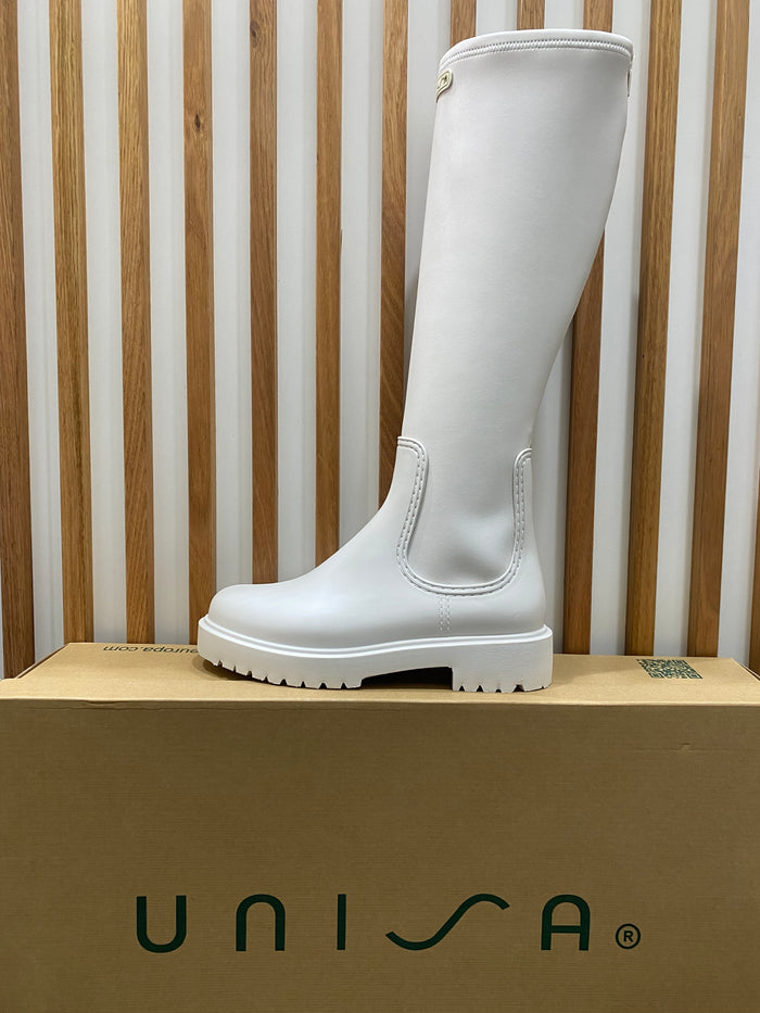 Unisa Fair Long Boot Off White