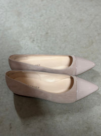 Peter Kaiser Patent/Suede Flats