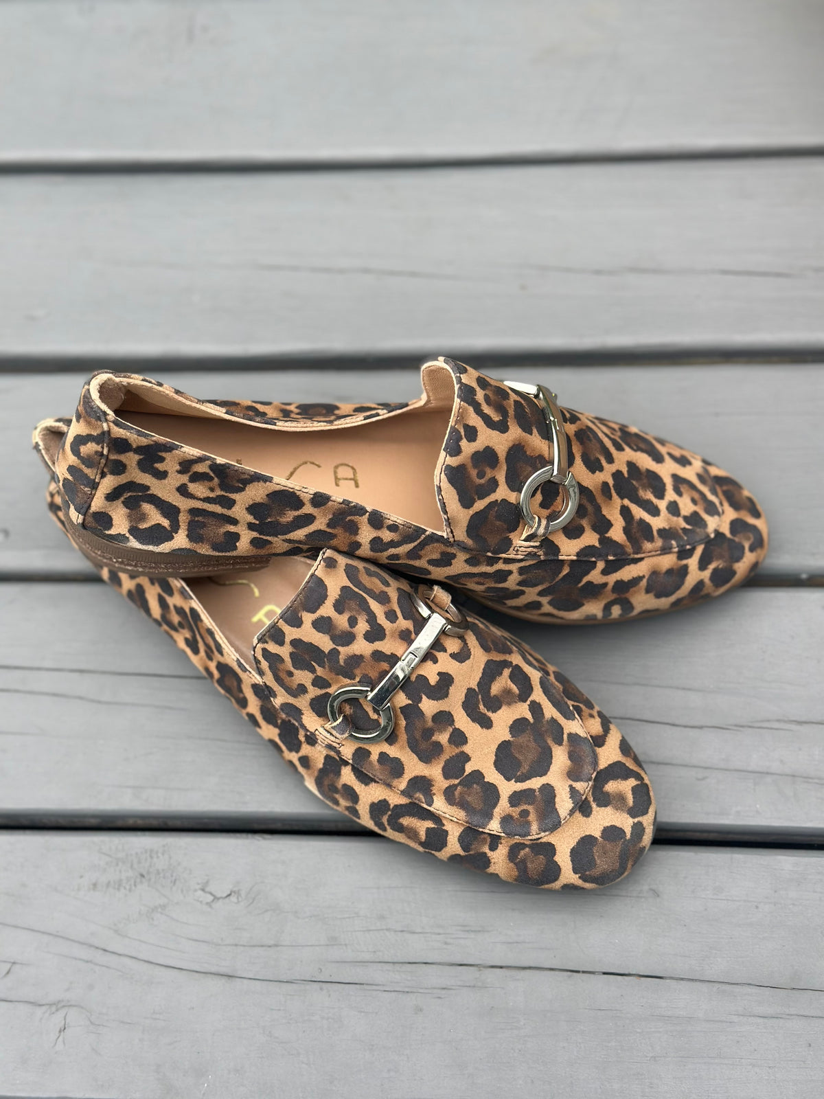 Unisa Leopard loafers