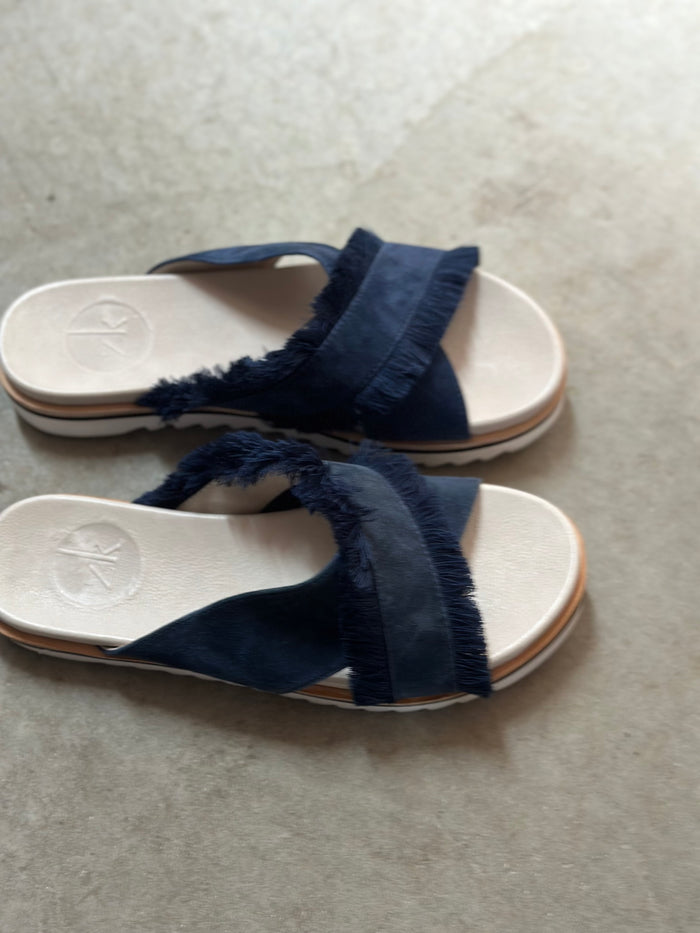 Zoe Kratzmann Navy Slides