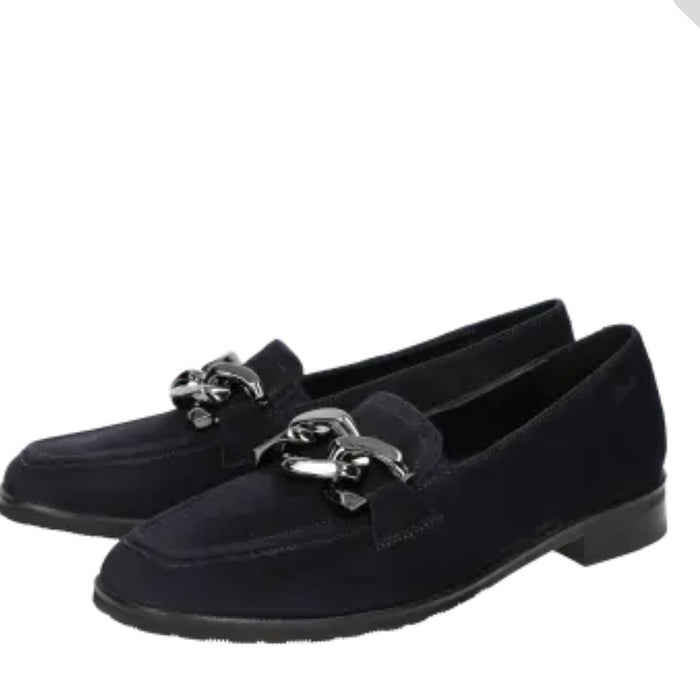 Sioux Suede Navy Loafer 705