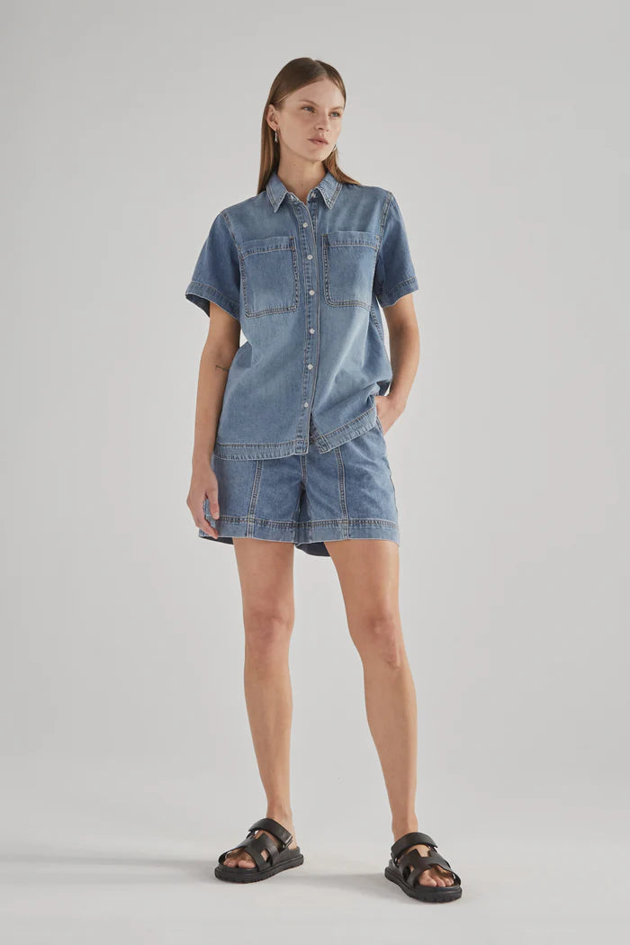 Dricoper Cabana Rodeo Blue Denim Shirt DD3525