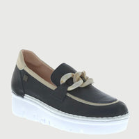 Jose Saenz Navy and Natural Loafer 4425-BG