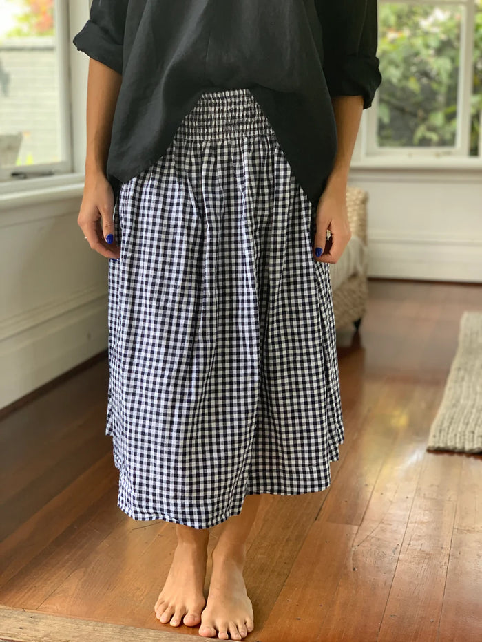 Frockk Lola Skirt Black/ White Gingham