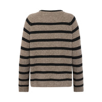 Mansted Zorel Striped Knit Walnut/Black