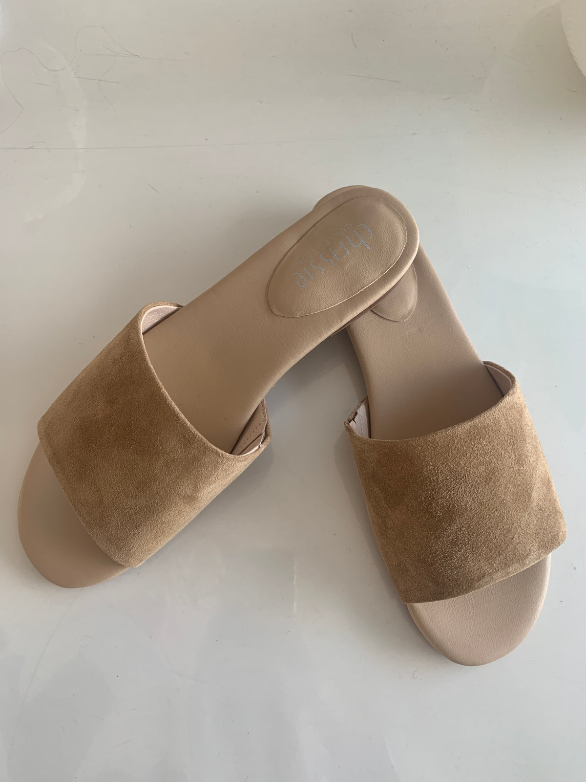 Chrissie Boston Suede Camel