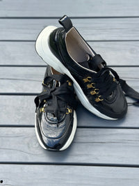 Hogl Black Patent Sneaker 3420