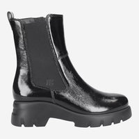 Paul Green Patent Black Chelsea Boots 8104-026