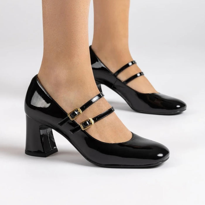 Unisa Mount Shoe Black Patent