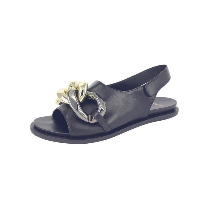 Carrano Vegetal Black Sandal 556016