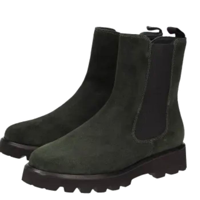 Sioux Suede Ankle Boot Military 729H