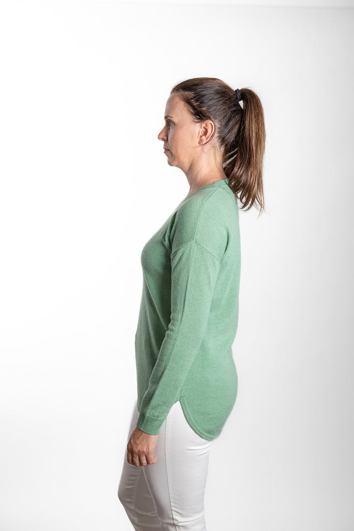 Bow and Arrow Mint Green Swing Jumper