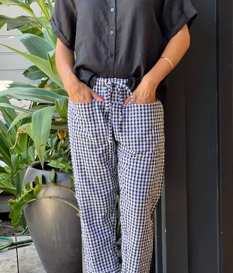 Frockk Jessie Pant Black/White Check