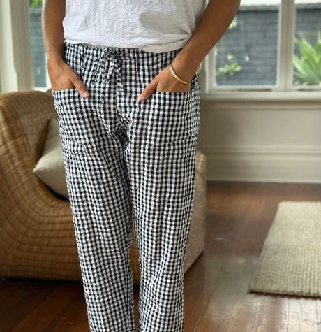 Frockk Jessie Pant Black/White Check