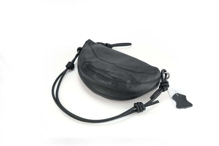 Hi Ho Crescent Bag Black/Gunmetal