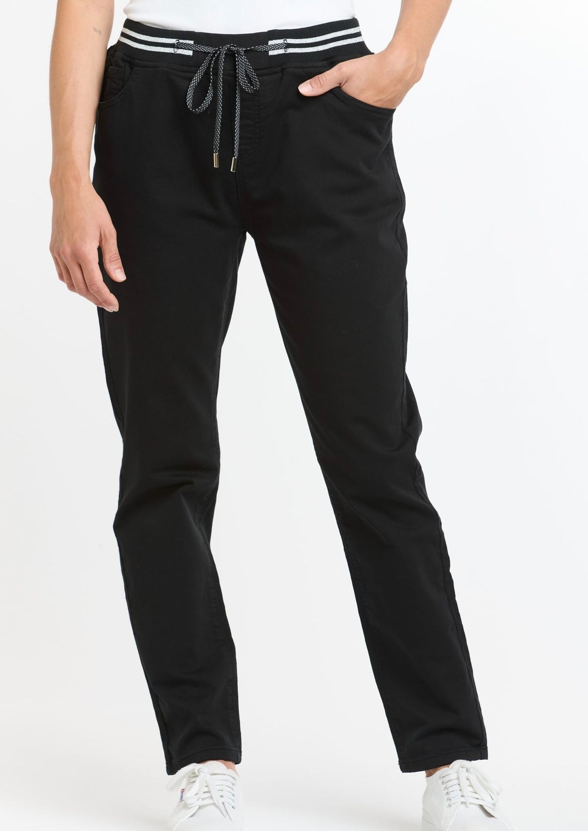 Italian Star Hugo Joggers Black