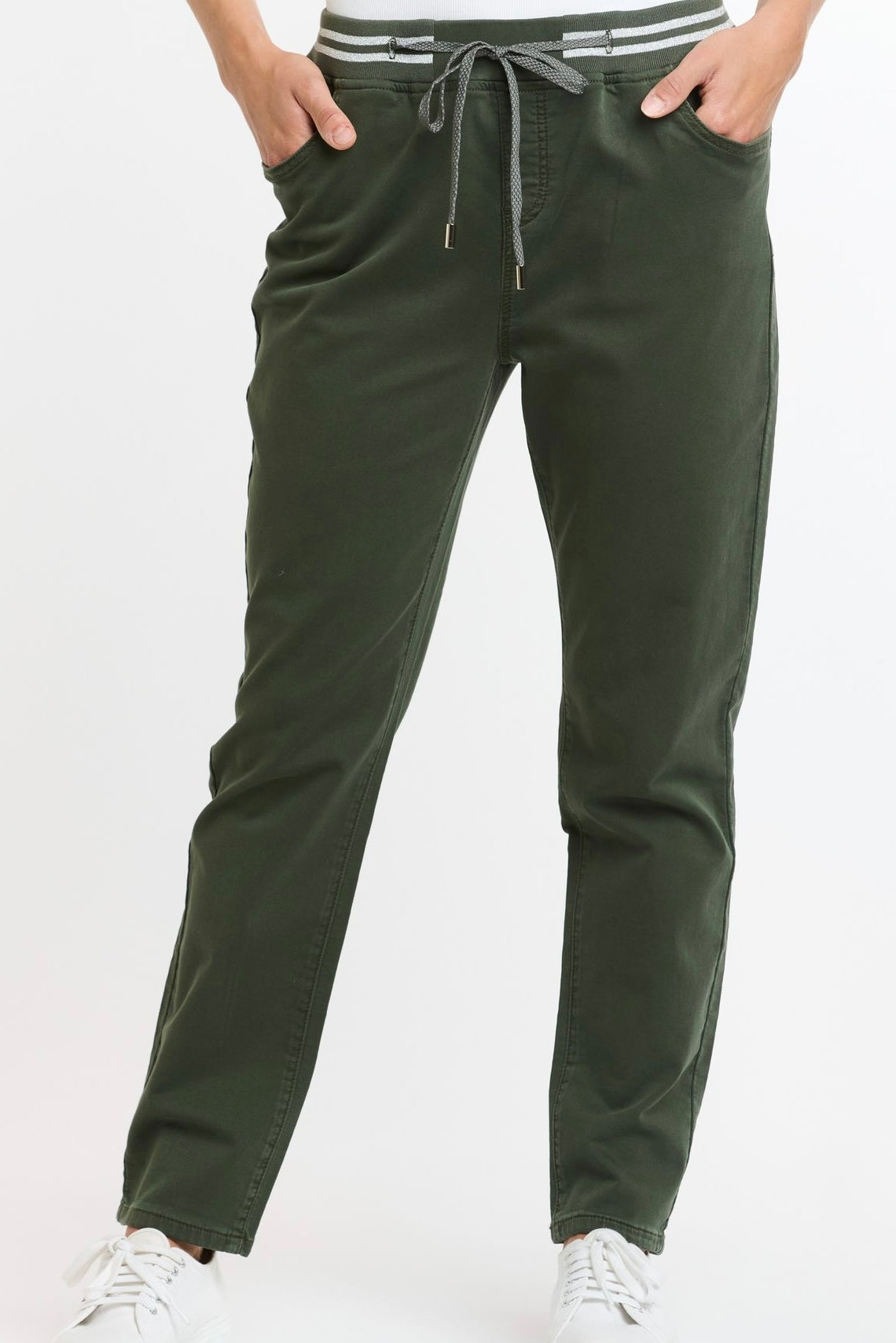 Italian Star Hugo Joggers Olive