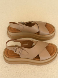 Sempre Di taupe sandal 629-3270