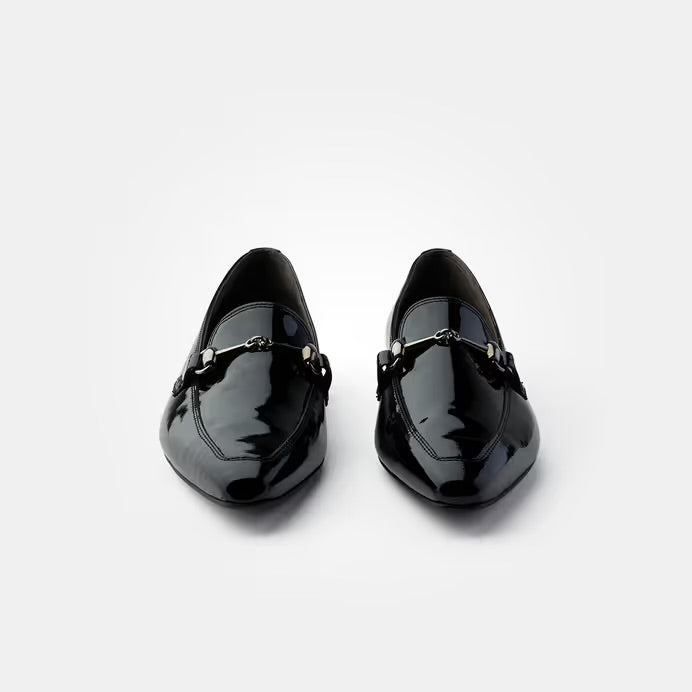 Paul Green Softlack Patent Black Slip Ons 1065-025