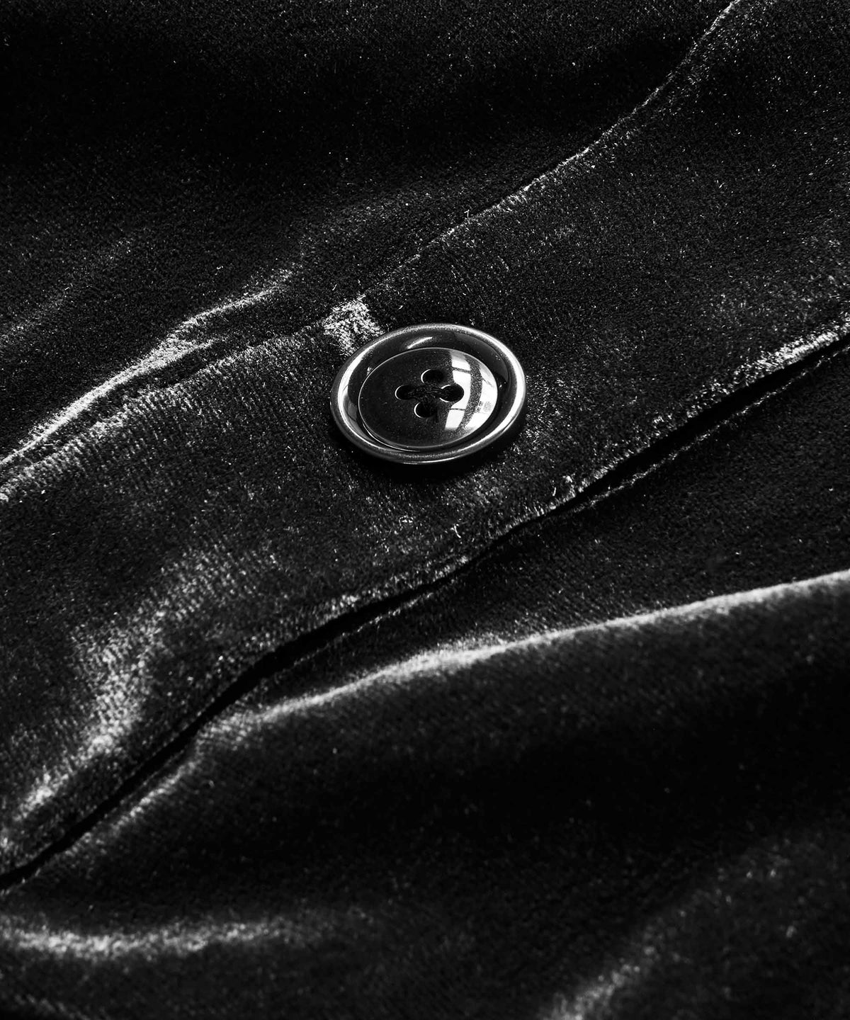 Masai Black Velvet Button Jacket Malasmini 1008234