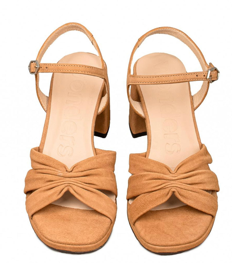 Wonders Sand Suede Sandal F-8213