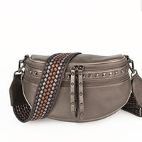 Hi Ho Stud Bag Metallic/Gun