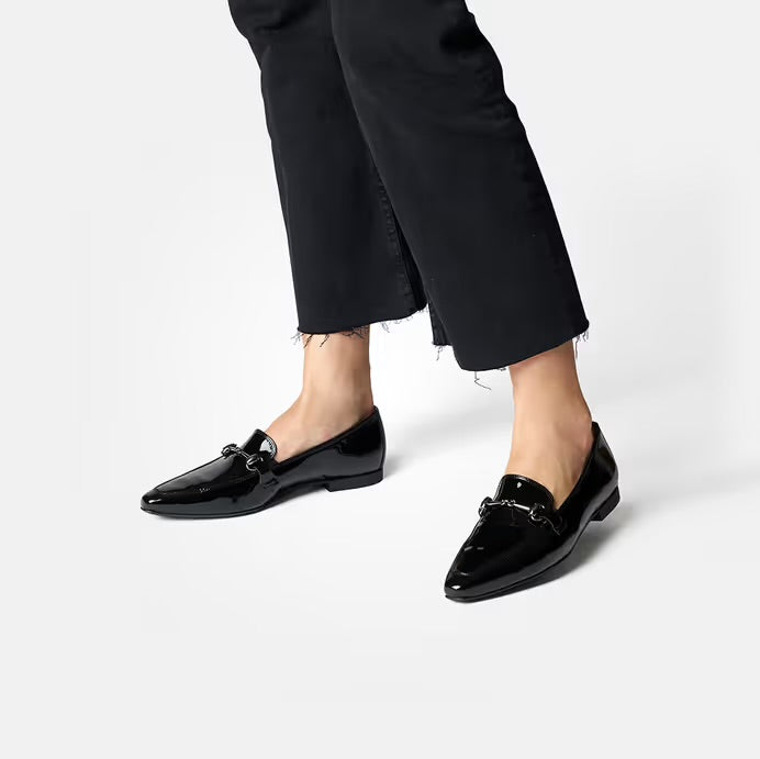 Paul Green Softlack Patent Black Slip Ons 1065-025