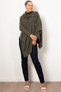 Mia Fratino Sorrento Button Wrap Military