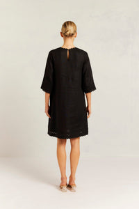 Alessandra Claire Dress Black S24-1.130Q