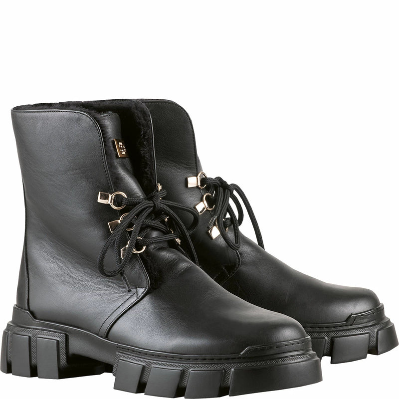 Hogl Black Inner Sheepskin Boot 2745