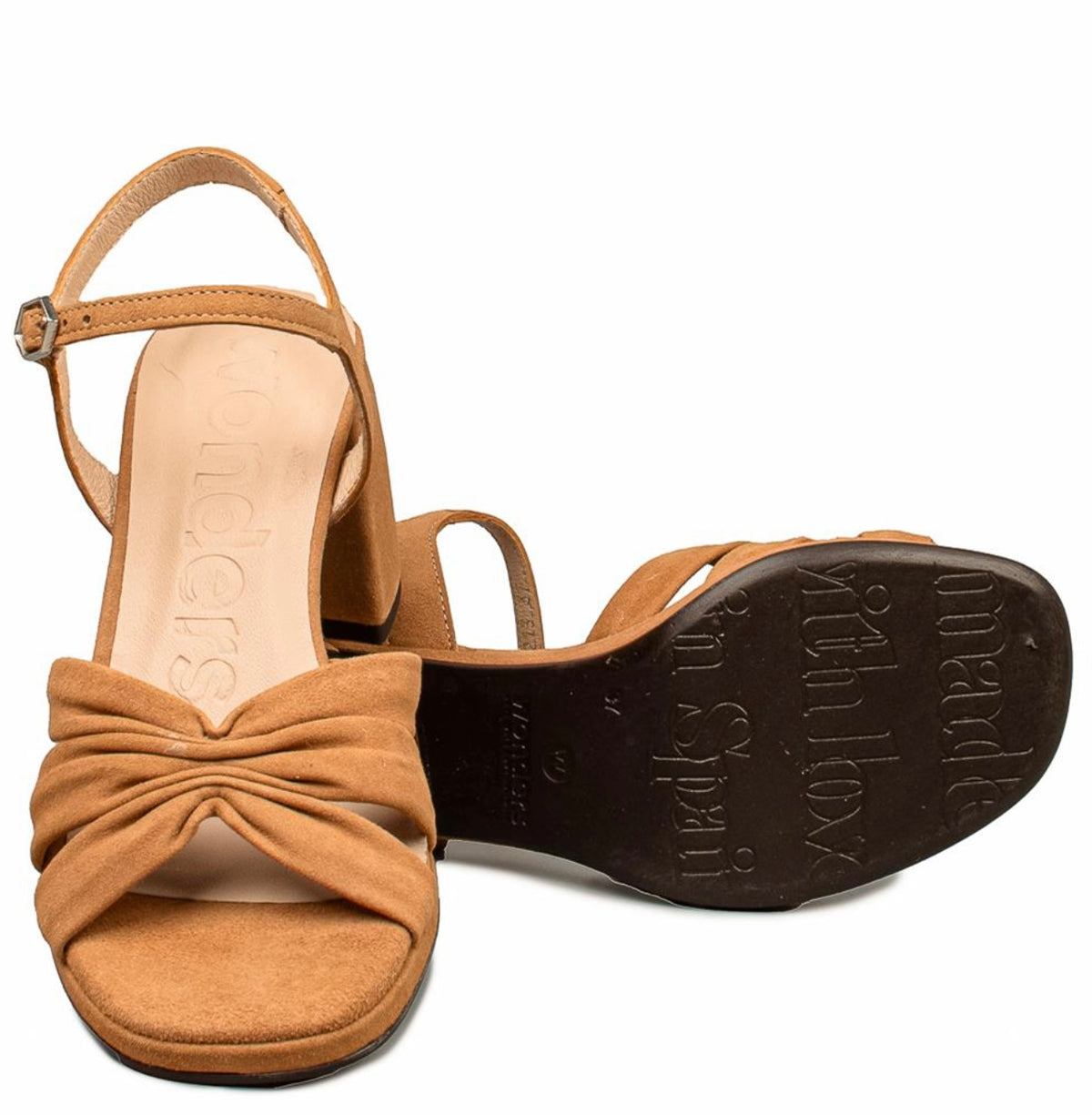 Wonders Sand Suede Sandal F-8213