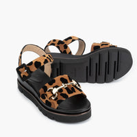 Luca Grossi Sella Leopard Print Sandal H689S