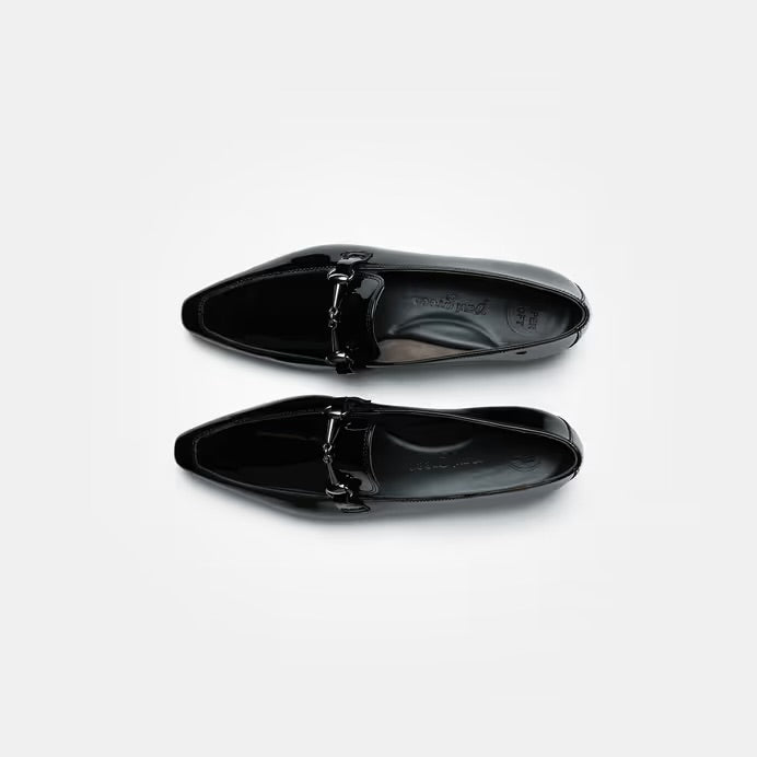 Paul Green Softlack Patent Black Slip Ons 1065-025