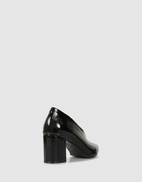 Sempre Di Patent Black Heel